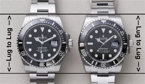 rolex submariner lug width|rolex datejust 36 lug to.